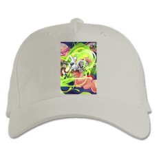 Baseball cap with Print Rick And Morty Monster From Portal - white