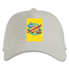 Baseball cap with Print The Simpsons Itchy And Scratchy - white