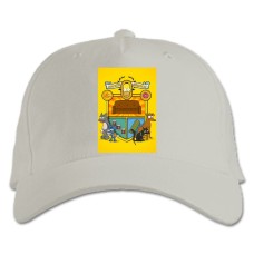Baseball cap with Print The Simpsons Nacion Simpson - white