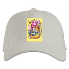 Baseball cap with Print Adventure Time Main Characters - white