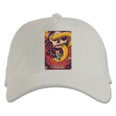 Baseball cap with Print Adventure Time Vintage Version - white