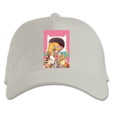 Baseball cap with Print Adventure Time Universe Heroes - white
