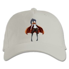 Бейсболка с принтом Оверлорд Нарберал Гамма - белая