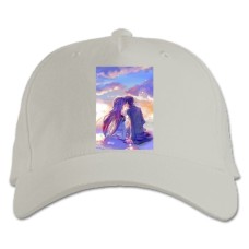 Baseball cap with Print Sword Art Online Love - white
