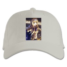 Baseball cap with Print Sword Art Online Cute Alice - white