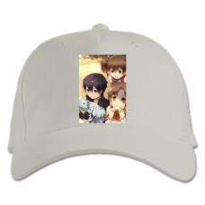 Baseball cap with Print Sword Art Online Characters - white