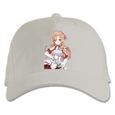 Baseball cap with Print Sword Art Online Asuna Girl Hero - white