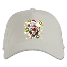 Baseball cap with Print Sword Art Online Christmas Girl - white
