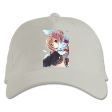 Baseball cap with Print Sword Art Online Cute Hero Girl - white