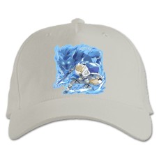 Baseball cap with Print Sword Art Online Blue Print - white