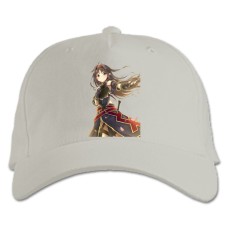 Baseball cap with Print Sword Art Online Beautiful Girl Hero - white