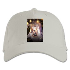 Baseball cap with Print Violet Evergarden Lights - white