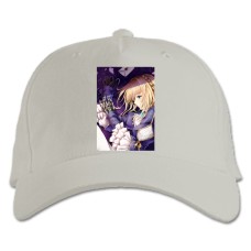 Baseball cap with Print Violet Evergarden Main Character - white