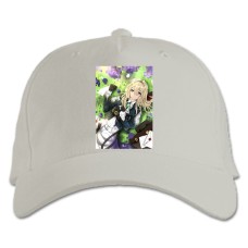 Baseball cap with Print Violet Evergarden Sad Girl - white