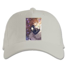 Baseball cap with Print Violet Evergarden With Flowers - white