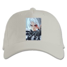 Baseball cap with Print D.Gray-Man Allen Walker - white