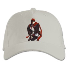 Baseball cap with Print D.Gray-Man Bookman - white