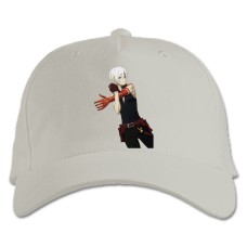 Baseball cap with Print D.Gray-Man Allen Walker Hero - white