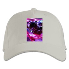 Baseball cap with Print Demon Slayer Kimetsu No Yaiba Tanjirou Hero - white