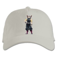 Baseball cap with Print Demon Slayer Kimetsu No Yaiba Tengen Uzui - white