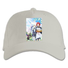 Baseball cap with Print Akagami No Shirayukihime Heroes - white