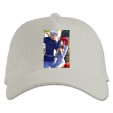 Baseball cap with Print Akagami No Shirayukihime Love Print - white