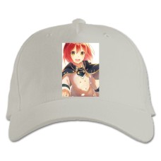Baseball cap with Print Akagami No Shirayukihime Girl - white