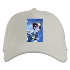 Baseball cap with Print Akagami No Shirayukihime Main Theme - white