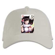 Baseball cap with Print Azur Lane Hero Print 0028 - white