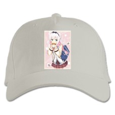 Baseball cap with Print Azur Lane Hero Print 0034 - white