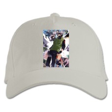 Бейсболка с принтом Наруто Какаши - белая