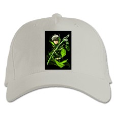 Бейсболка с принтом Последний Серафим Юичиро Хякуя - белая