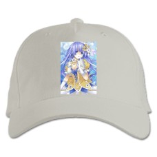 Baseball cap with Print Date A Live Izayoi Miku Hero - white