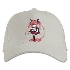 Baseball cap with Print Date A Live Little Kotori Itsuka - white