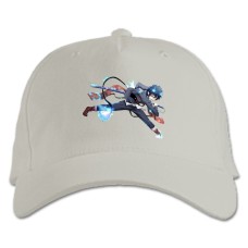 Baseball cap with Print Blue Exorcist Hero Rin Okumura - white