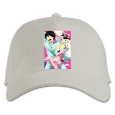 Baseball cap with Print Blue Exorcist Funny Print - white