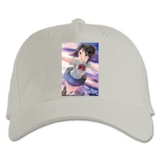 Baseball cap with Print Your Name Girl Mitsuha Miyamizu - white