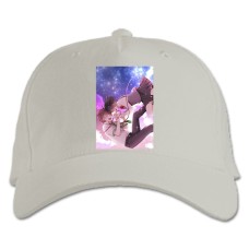 Baseball cap with Print Your Name Flying Heroes - white
