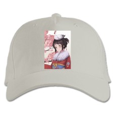 Baseball cap with Print Your Name Funny Mitsuha Miyamizu - white