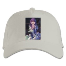 Baseball cap with Print Tokyo Ghoul Girl - white