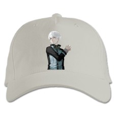 Baseball cap with Print Tokyo Ghoul Boy - white