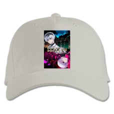Baseball cap with Print Tokyo Ghoul Heroes Print - white