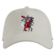 Baseball cap with Print Tokyo Ghoul Action Print - white