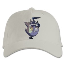 Baseball cap with Print Tonari No Totoro Heroes - white