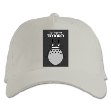 Baseball cap with Print Tonari No Totoro Grey Print - white