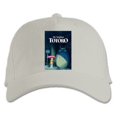 Baseball cap with Print Tonari No Totoro Main Theme - white