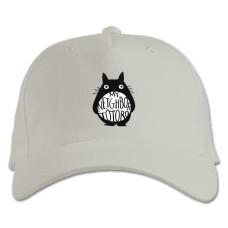 Baseball cap with Print Tonari No Totoro Logo Hero - white