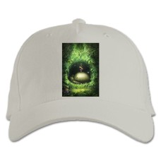 Baseball cap with Print Tonari No Totoro Art Version - white