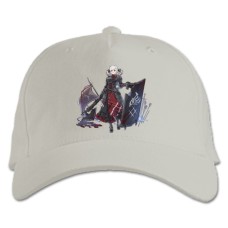 Бейсболка с принтом Убийца Гоблинов Девушка Принт - белая