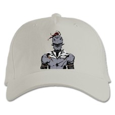 Бейсболка с принтом Убийца Гоблинов Создание - белая